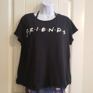 Friends Black Tee